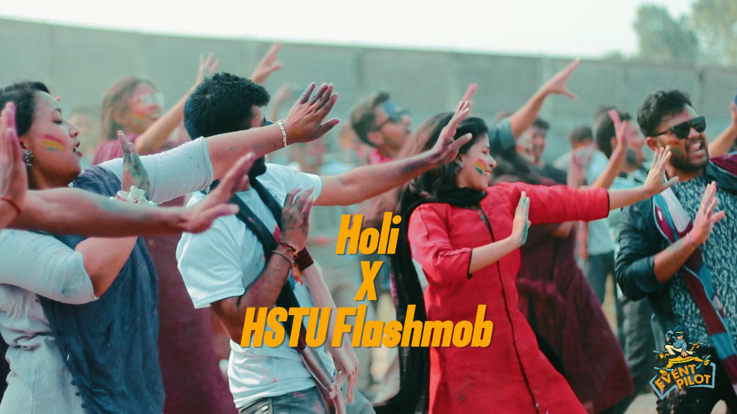 Holi X HSTU Flashmob.